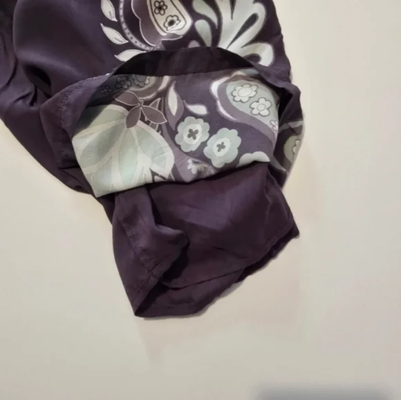 Caballero Rose Graphite Protea Paisley Jumpsuit Square neck Sleeveless Viscosei - Picture 5 of 13